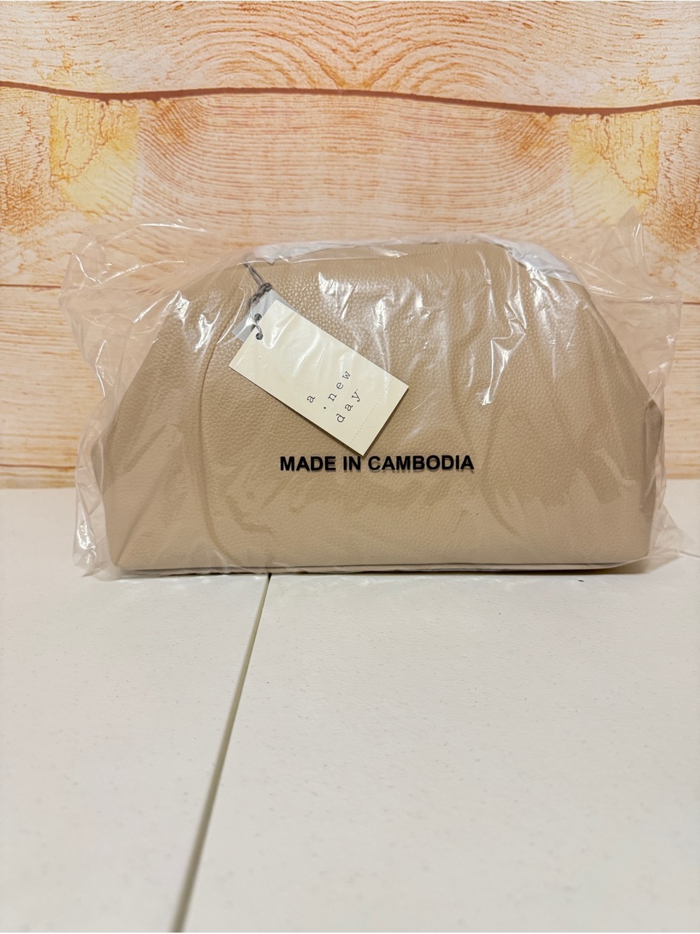 Oversized Clutch - a New‎ Day™ Tan